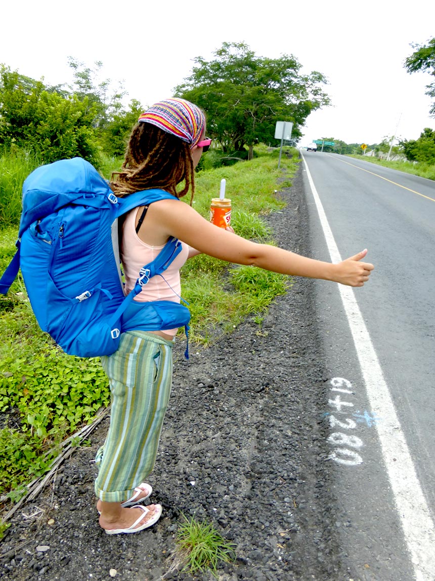 solo hitchhiking, female hitchhiking, female solo travel